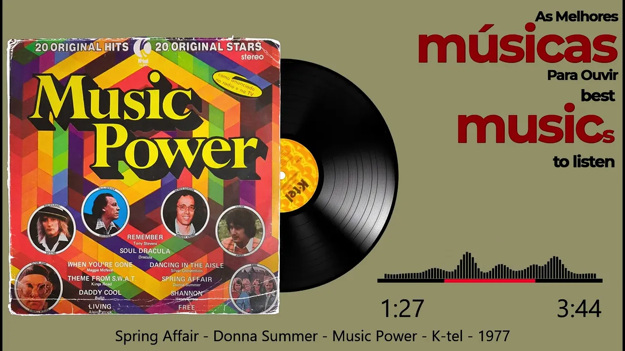 Spring Affair - Donna Summer - Music Power - K-tel - 1977