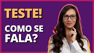 COMO SE FALA? Teste de PRONÚNCIA e ORTOGRAFIA de Português! || Português com Letícia