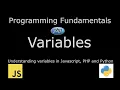Programming Fundamentals Variables Tutorial In JavaScript PHP and Python