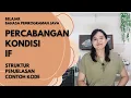 Tutorial Percabangan Kondisi IF Struktur Penjelasan Contoh Kode Belajar Bahasa Java