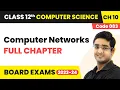 Computer Networks - Full Chapter Explanation Class 12 Computer Science Code 083 Ch 10 2022-23