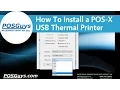 POSGuys How To Install a POS-X USB Thermal Receipt Printer