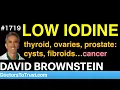 DAVID BROWNSTEIN i1 LOW IODINE thyroid ovaries prostate cysts fibroids cancer