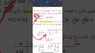 كيفية استنتاج اشارة الدالة G X من مبرهنة القيم المتوسطة باك ديزاد بكالوريا Bacdizad 