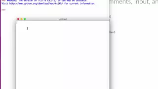 Python Output Comments Input Variables