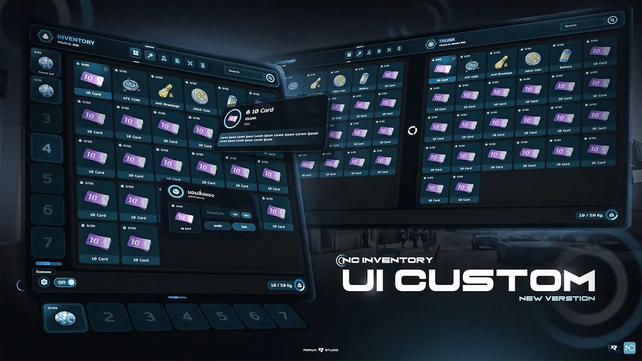 Ui-Custom Script Inventory ( Nc )