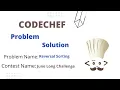 CodeChef Reversal Sorting Problem Solution June Long Challenge REVSORT