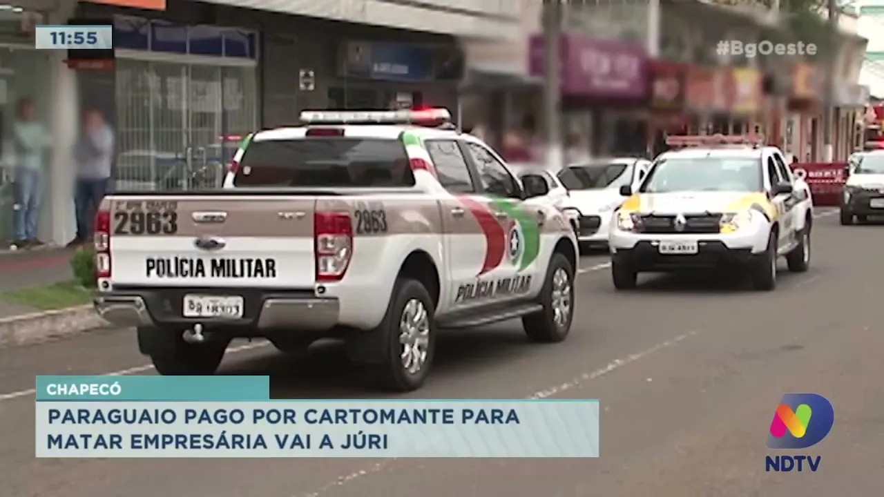 Paraguaio pago por cartomante para matar empresária em Chapecó vai a júri