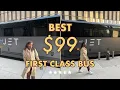 1st Class Bus The Jet from Washington DC to New York NYC My Experience