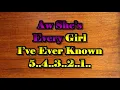 Turnpike Troubadours - Every Girl (Sing-a-long Vocal Karaoke Lyric Video)