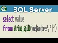 Unlock the Power of SQL Server String - Split Function Easy Tutorial with Practical Examples