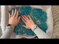 Pour Dollar Store gems onto a baking sheet to make jaw dropping home decor