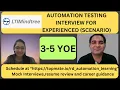 LTIMindTree Automation Testing Interview Experience Real Time Interview Questions and Answers
