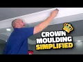 Light Weight DIY Crown Molding YOU Can Install Alone