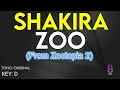 Shakira - Zoo (From Zootopia 2) - Karaoke Instrumental