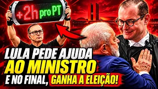 LULA PEDE AJUDA AO MINISTRO E, NO FINAL, VENCE A ELEIÇÃO!