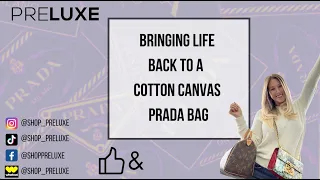 Prada Canvas Tote Makeover Dying a canvas bag
