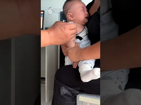 بتعيط من قبل الحقنه 💔 #momlife