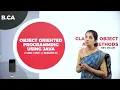 DAY 10 III SEM B C A OBJECT ORIENTED PROGRAMMING WITH JAVA CLASSES OBJECTS AND METHODS L3