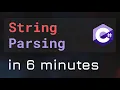 String Parsing in C Programming Hindi