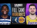 TIMBERWOLVES at LAKERS FULL GAME 1 HIGHLIGHTS April 19 2025
