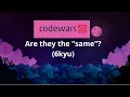 Javascript Codewars Challenge Are they the same
