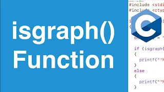 isgraph Function C Programming Tutorial