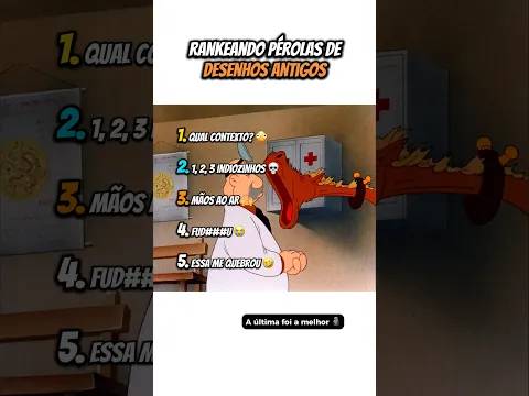 Rankeando pérolas de desenhos antigos 😭
