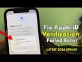 How to Fix Verification Failed When Signing In to Apple ID 2026