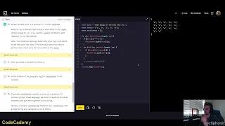 JavaScript Loops Part 3 CodeCademy Learning to Code