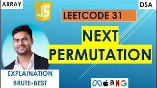 Next Permutation Explained LeetCode 31 JavaScript Step-by-Step Solution