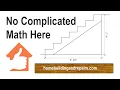 How To Calculate Stair Stringer Lengths By Using Scaled Measurements - Simple And Easy To Understand