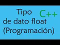 Tipo de dato Float Programacion