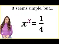 Find X Lambert W Function - application