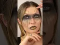 Dark witch halloween makeup