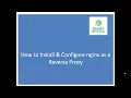 How to Configure Nginx as a Reverse Proxy Step By Step