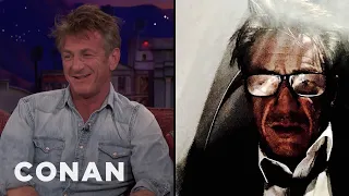 Sean Penn s Author Photo Is A Drunk Airplane Selfie CONAN on TBS