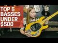 Top 5 Bass Guitars Under 500 for Beginners Pros