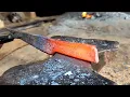 Download Lagu Making sharp knife from truck spring \\ Blacksmith \\ Amazing workmanship in knife handle
