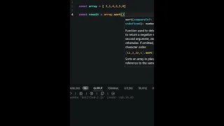 Sort and Reverse Method in Javasript