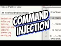 Ethical Hacking Command Injection Website Vulnerability Assessment