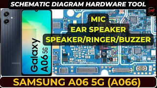 samsung a06 5g a066 speaker buzzer ringer and mic problem schematic diagram dmr solution