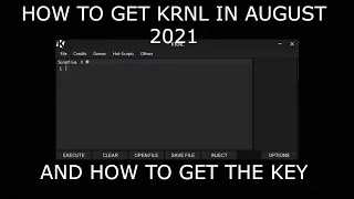 how to download krnl in august 2021 how to get a krnl key