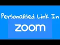 Creating A Permanent Personalised Zoom Meeting URL