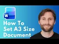 How to Set A3 Size Document in Microsoft Word Full Guide 2026