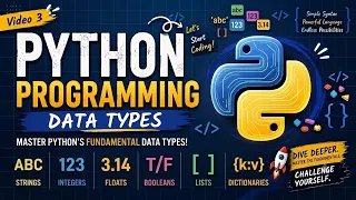 Python Programming for Beginners Lesson 3 Data Types in Python Explained