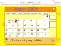 Starfall Make A Calendar August 2026