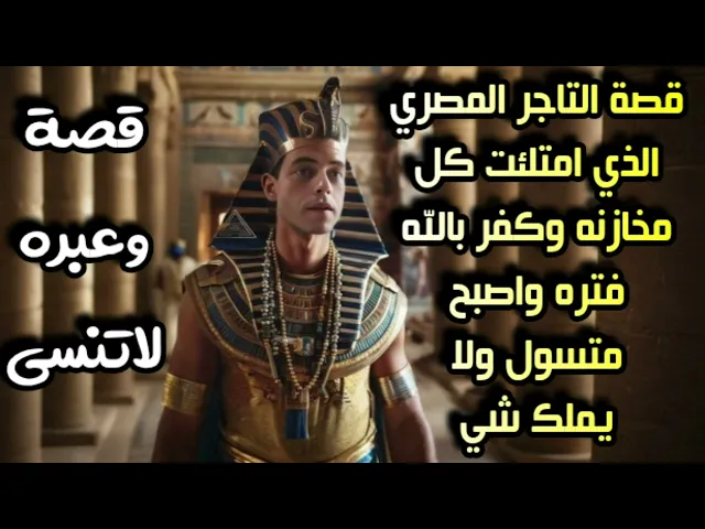 ⁣قصة وعبره لاتنسى - قصة التاجر المصري الذي كفر بالله فتره من الزمن واصبح متسول لا يملك شي