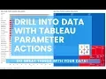 Drill into Data with Tableau Parameter Actions