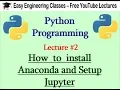 Python - How to install Anaconda and Setup Jupyter in Hindi